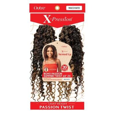 OUTRE BOHO PASSION SUMMER TWIST 10″ 2X Color: 1B/30