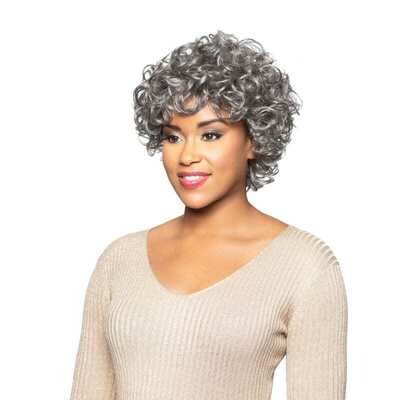 Foxy Silver Gertrude Human Hair Wig Color: 34
