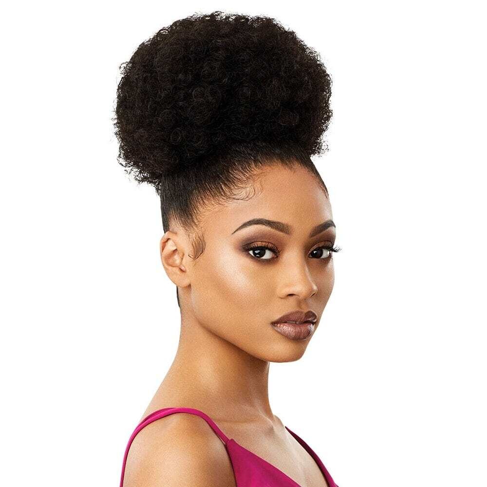 Outre Pretty Quick Synthetic Ponytail -Afro Small Color: 1B