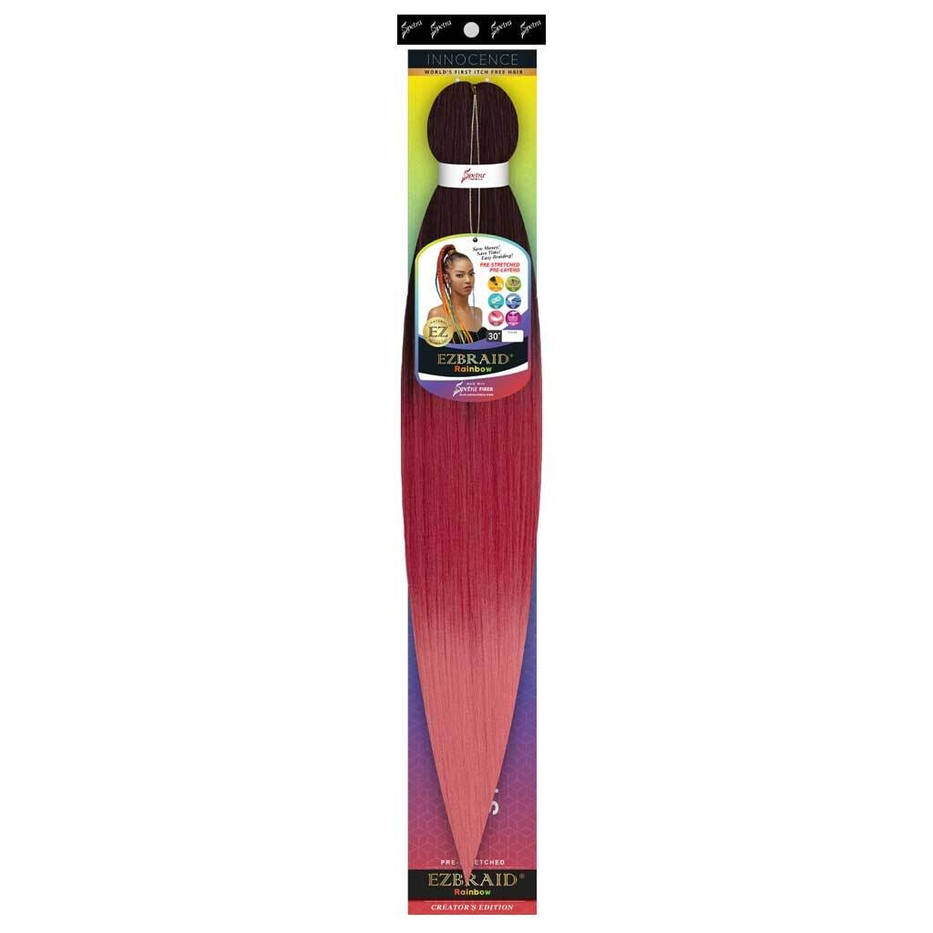 Spetra EZ Braid Rainbow 30&quot; COLOR: 1B Red/Pink