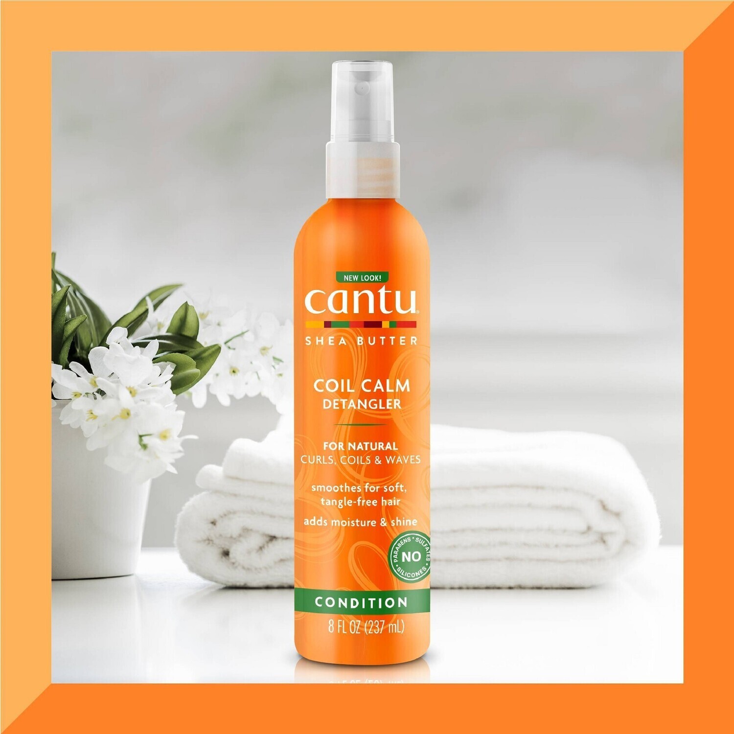Cantu Shea Butter Coil Calm Detangler For Naturals 8oz