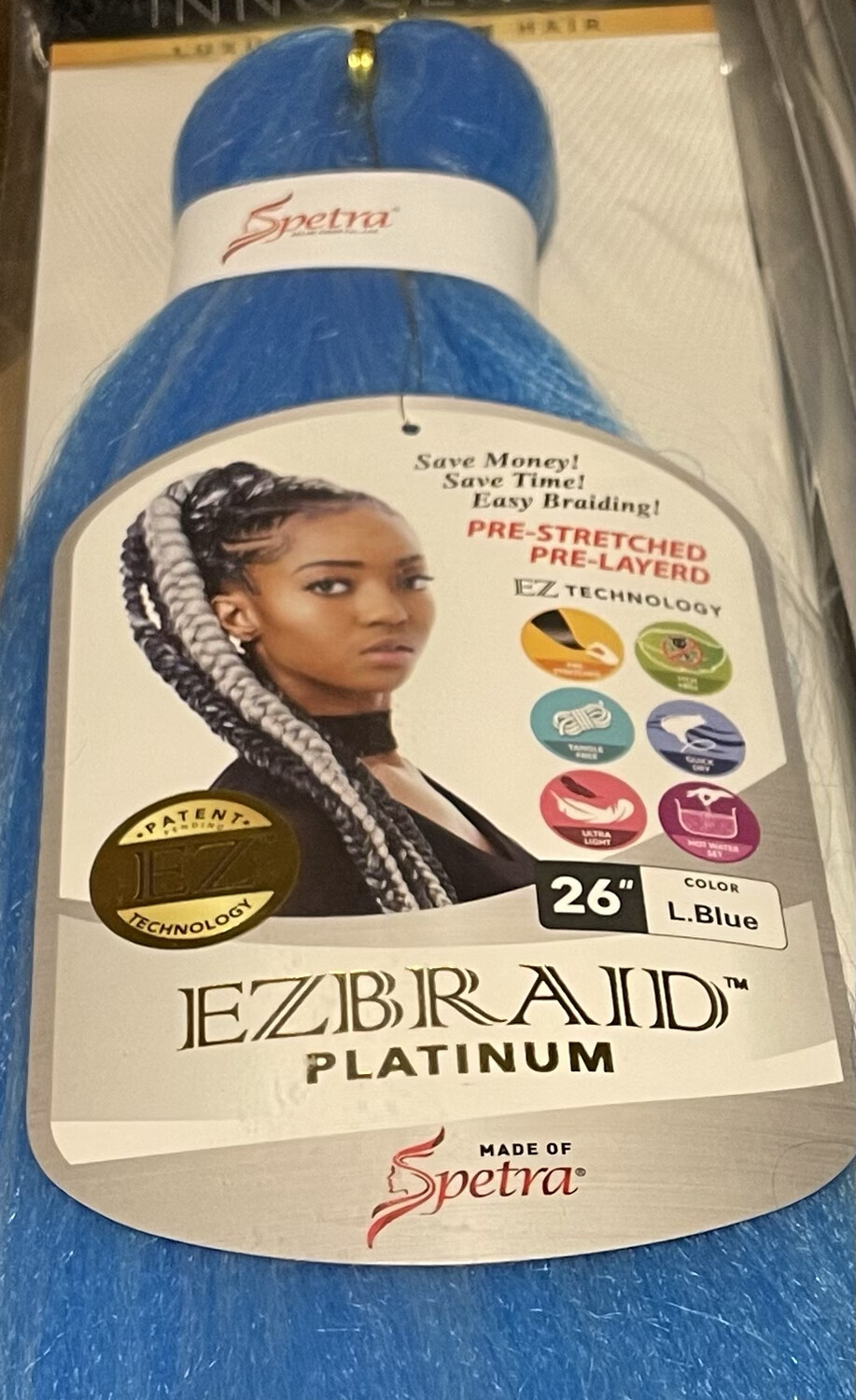 Spetra EZ Braid Platinum 26&quot; Color: Light Blue