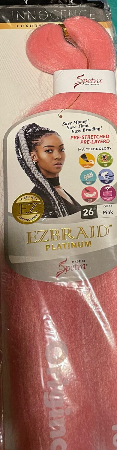 Spetra EZ Braid Platinum 26&quot; Color: Pink