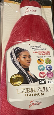 Spetra EZ Braid Platinum 26&quot; Color: Red