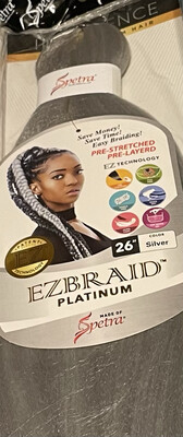Spetra EZ Braid Platinum 26&quot; Color: Silver