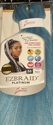 Spetra EZ Braid Platinum 26&quot; Color: Aqua