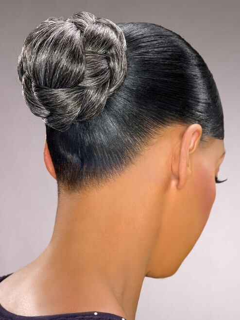 Foxy Silver Dome Bun Color:44
