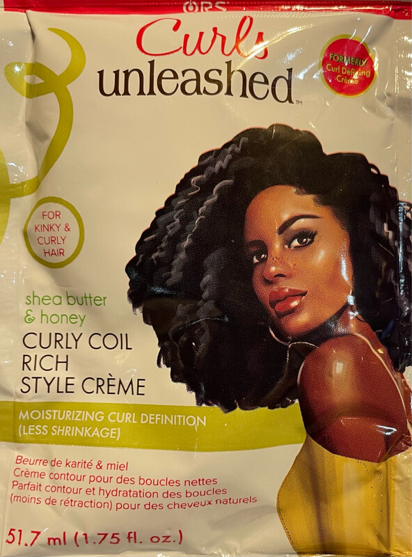 ORS Curls Unleashed Shea Butter &amp; Honey Curly Coil Rich Style Creme Packet 1.75oz