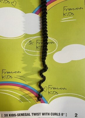Freetress Crochet Kids Senegal Twist 8” 3x Color: 2