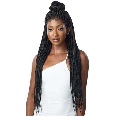 Outre Knotless Pre-Braided  HD Lace Front Wig Color: 1B