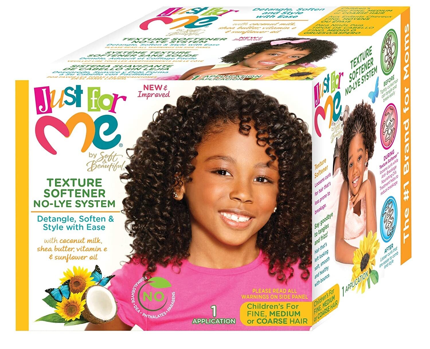 Just For Me No-Lye Texture Softener Fine/Medium/Coarse