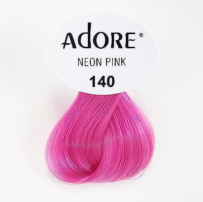 Adore Semi Permanent Hair Color: Neon Pink 140