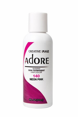 Adore Semi Permanent Hair Color: Neon Pink 140
