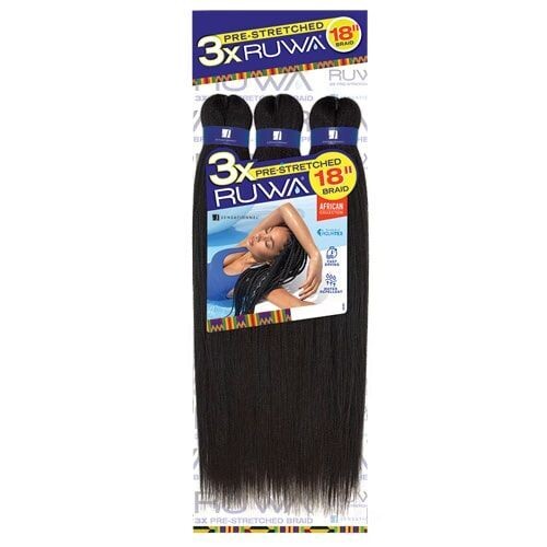 RUWA 3x Sensationnel Braiding Hair 18&quot; COLOR: 4