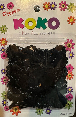 Barrettes - Baby Daisy Black 841