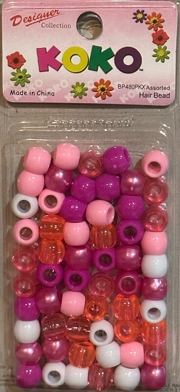 Beads Medium Pink Mix 844