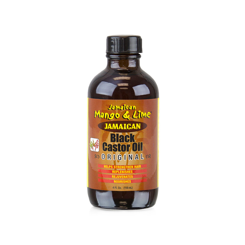Jamaican Mango &amp; Lime Black Castor Oil 4oz