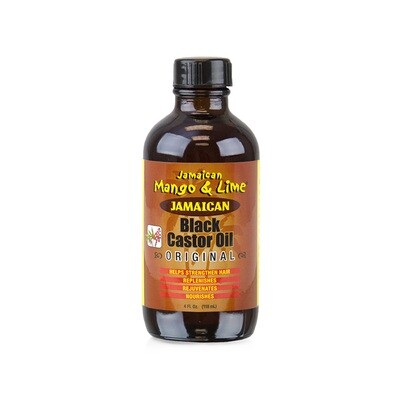Jamaican Mango &amp; Lime Black Castor Oil 4oz