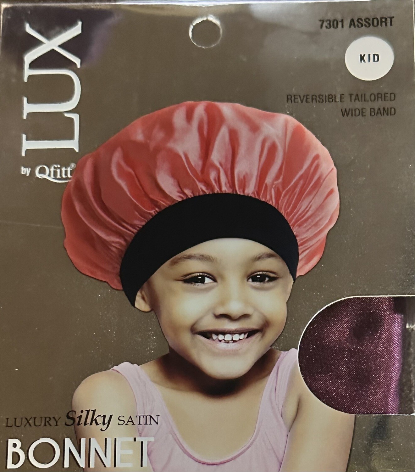 Lux By Qfitt Luxury Silky Satin Bonnet