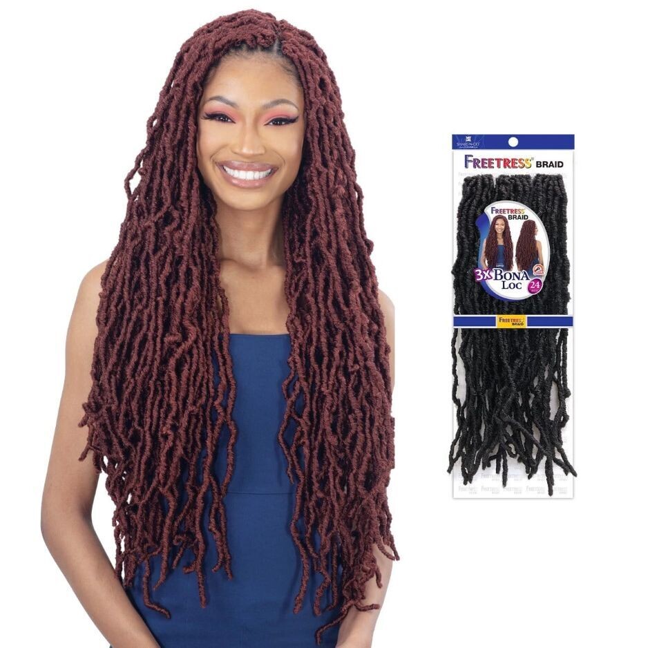 FREETRESS BRAID 3X BONA LOC 24&quot;  Color:4
