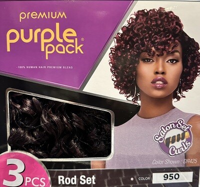 Outre Purple Pack 3PCS Rod Set Color: 950