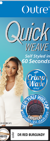Outre Quick Weave Synthetic Half Wig -Style:Taurelle Color:DR Champagne Blonde