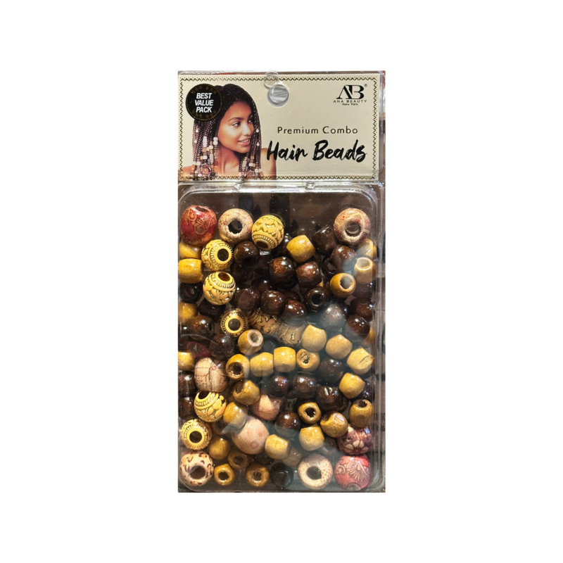 Beads- Wooden Brown Mix 943