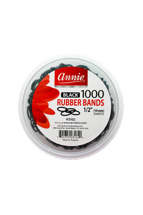 Rubber Bands Black 1000pc