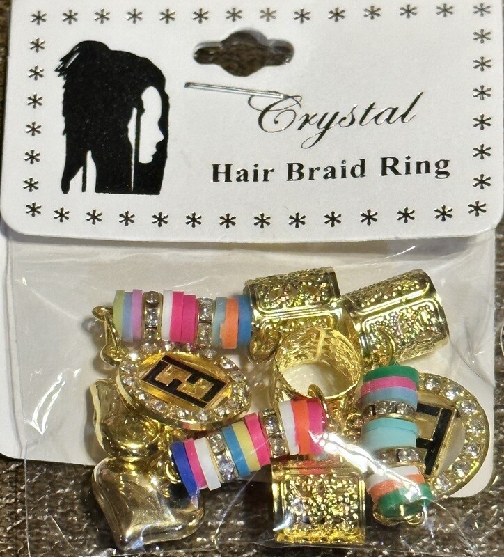 Hair Braid Ring-Infinity Gold