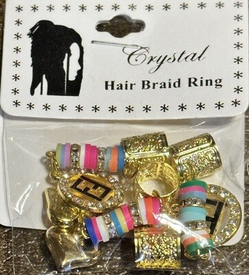 Hair Braid Ring-Infinity Gold---980