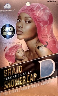 Dream World Super Jumbo Braid Shower Cap-Blue