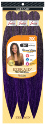 Spetra EZ BRAID 3X 26&quot; Color: T1B/Purple