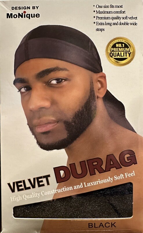 Velvet Durag-Black