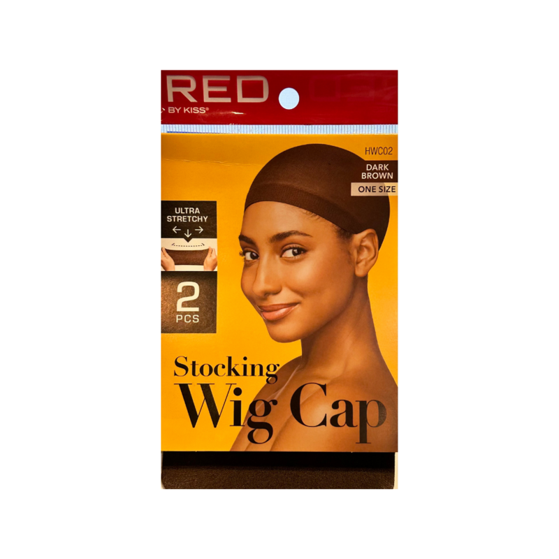 Stocking Wig Cap 2pk Color: Dark Brown