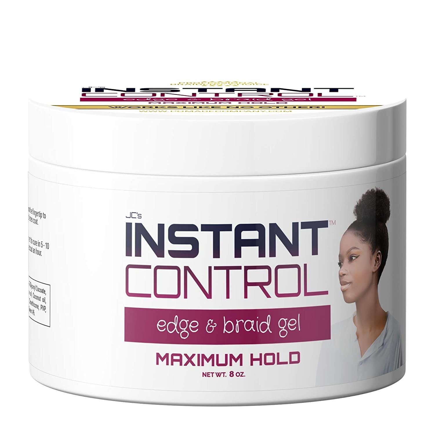 *NEW FORMULA* Instant Control Edge &amp; Braid Gel 8oz
