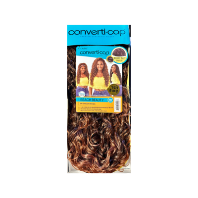 Outre Converti-Cap Beach Beauty 28&quot; Color: Dr Ginger Brown