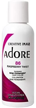 Adore Semi Permanent Hair Color: Raspberry Twist 86