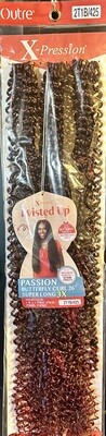 Outre X-pression Twisted Up Passion Butterfly Curl 26&quot; Superlong 3x Color:2T1B/425