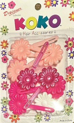 Barrettes - Daisy Pink Mix 1046