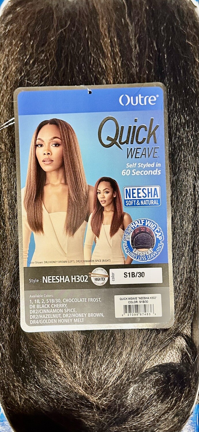 Outre Quick Weave  Neesha H302 Color: S1B/30