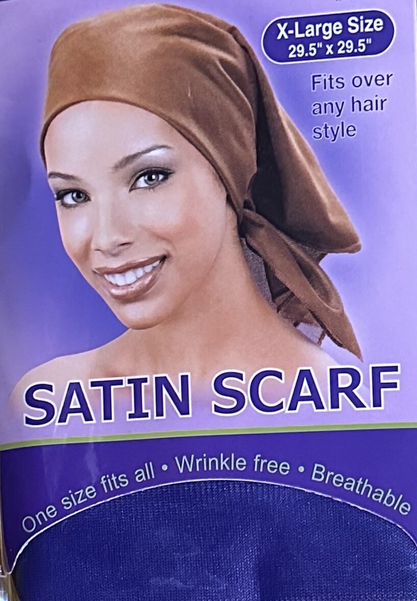 Satin Scarf-Purple