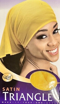 Satin Triangle- Yellow