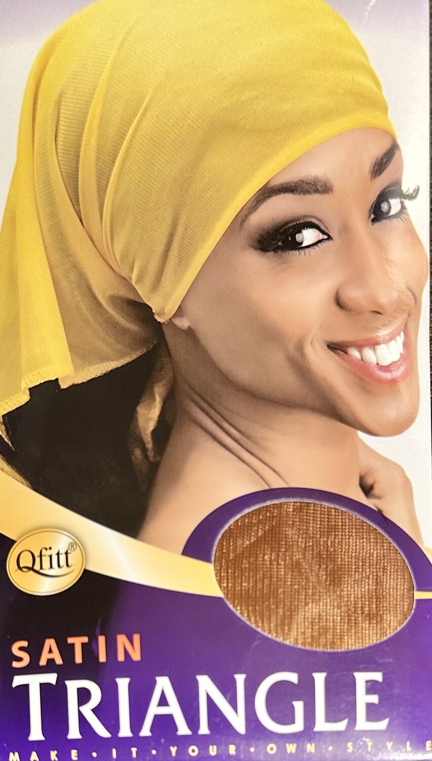 Satin Triangle- Golden Brown