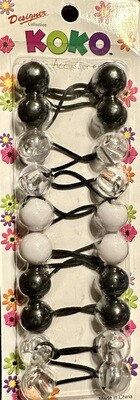 Ballies Black/White/Clear Mix 1104