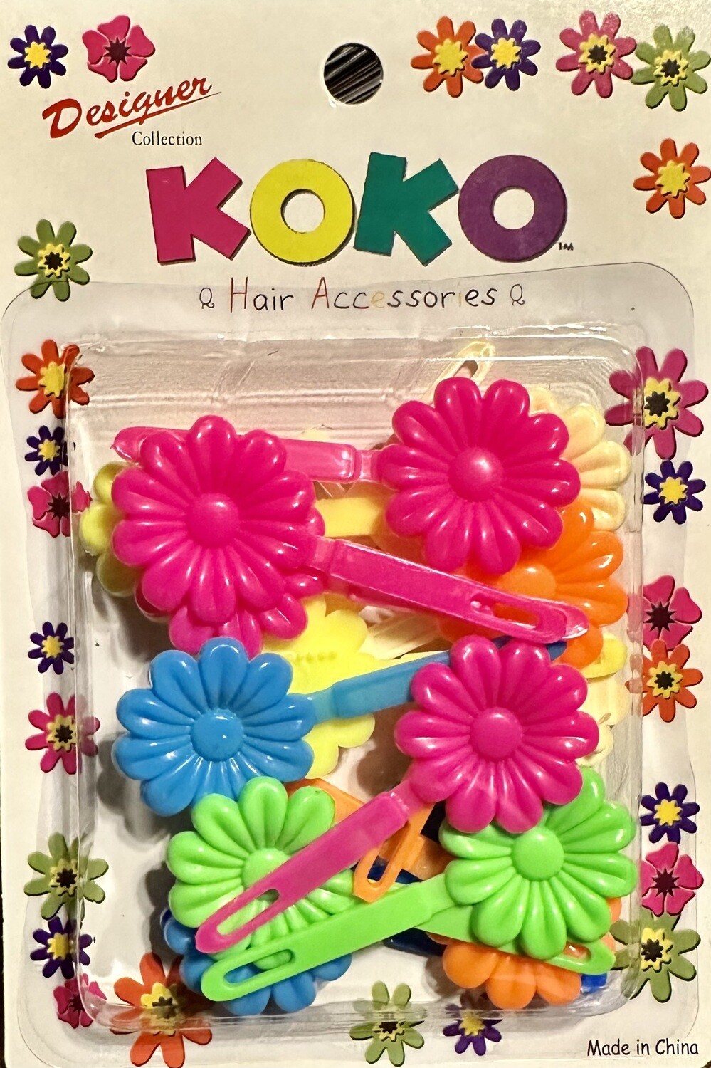 Barrettes  Daisy -Neon 1106