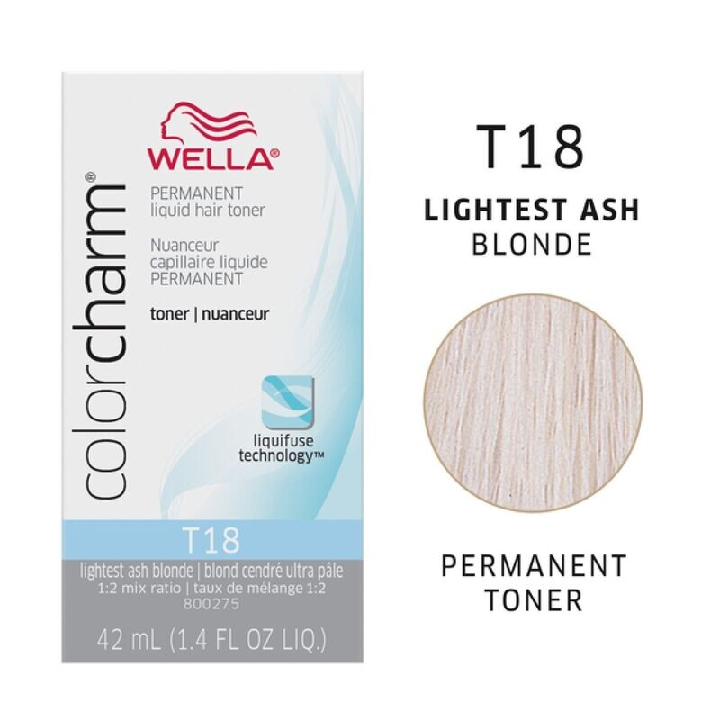 Wella ColorCharm-Lightest Ash Blonde T18