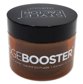 Style Factor Edge Booster Hideout Hair Color Pomade for Gray Hair Cover-Darkest Brown 0.85 oz