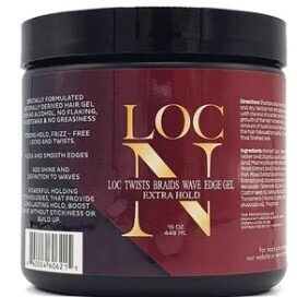 Loc N 16 oz Loc Twist Braids Wave Edge Gel Extra Hold