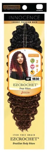 Spetra Ez Crochet Deep Wave 12&quot; Color:1B/30