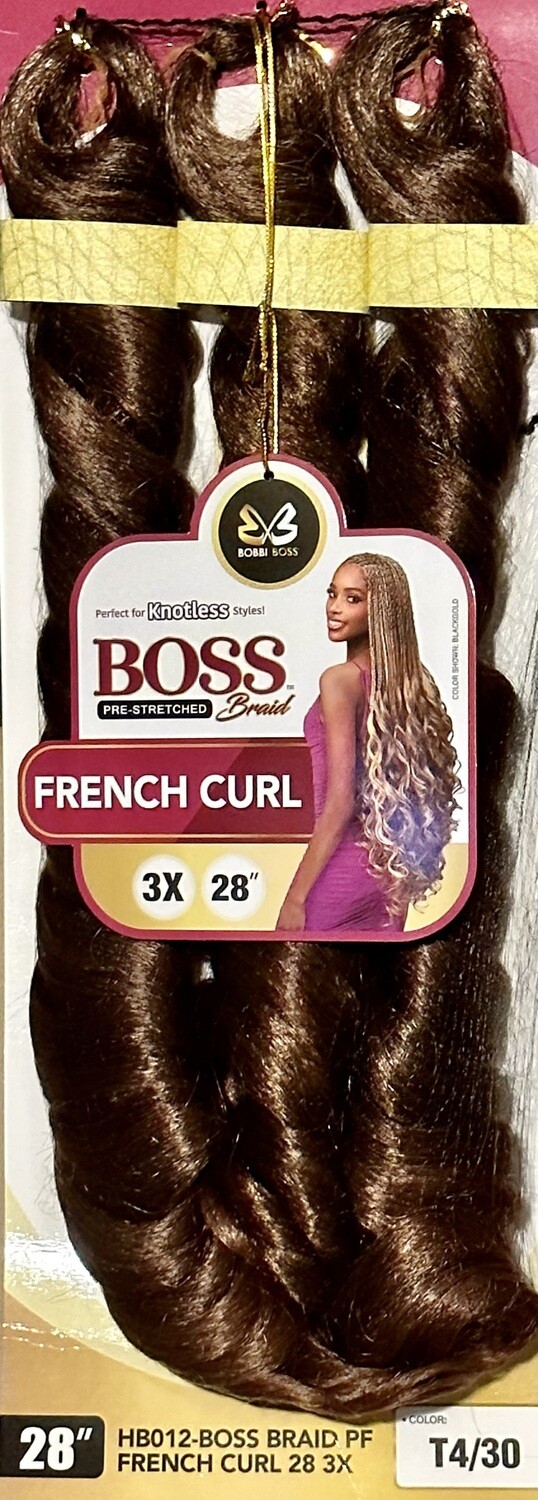 Bobbi Boss Braid  French Curl 3x 28&quot;-Color: T4/30